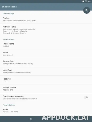 Shadowsocks скриншот 5
